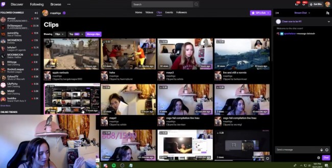 Twitch Streamer Maya Higa Learns A Fan Clipped All Of Her Sneezes