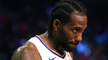 Kawhi Leonard Treating Kyle Lowry Like A Scrub During Post-Game Handshake Has Caused An Entertaining Overreaction From NBA Twitter