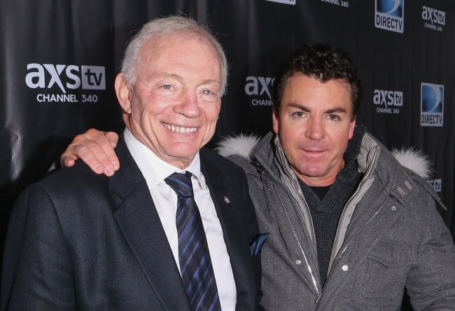 Papa John's John Schnatter and Jerry Jones Dallas Cowboys