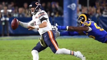 Bears Coach Matt Nagy Whispering Uncomfortably Close In Mitch Trubisky’s Ear Before Benching Him Becomes Incredible Meme