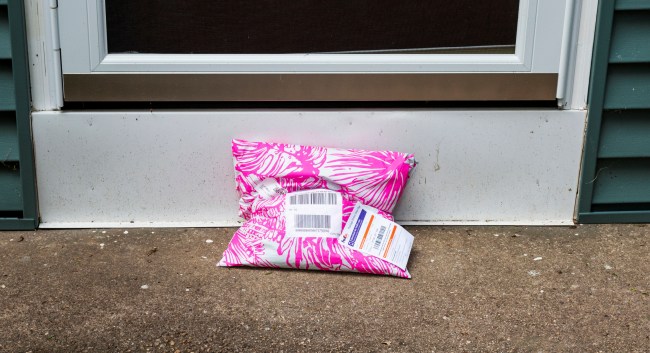 package left on porch