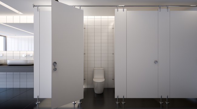 office bathroom toilets
