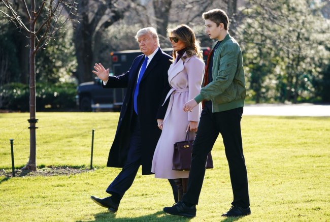 barron trump height