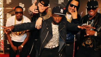 French Montana Posts Pic Of 50 Cent And Eminem Allegedly Kissing After Rap Beef About ‘Old’ Bugatti Bought On 60-Month Loan