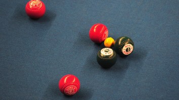 This Outrageous Bocce Ball Shot Seems To Bend The Rules Of Physics At The ‘Bowls’ World Indoor Championships