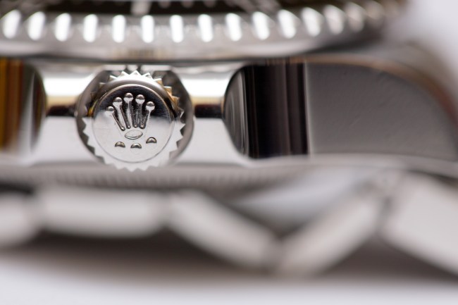 Rolex watch close up
