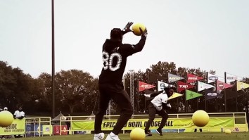Jarvis Landry Put On A Master Class In Dodgeball And Proved He’s Got Some Of The Fastest Hands In The Game