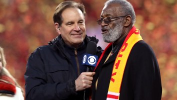 Jim Nantz Thought Travis Kelce Was Gonna Drop F-Bomb During AFC Title Game Celebration After He Ignored His Producers