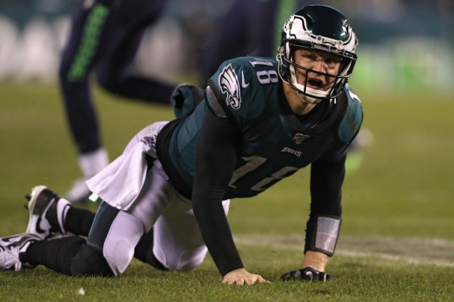 Josh McCown torn hamstring finished game