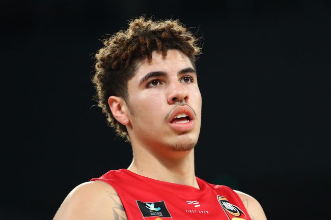 lamelo ball donating salary australia fires