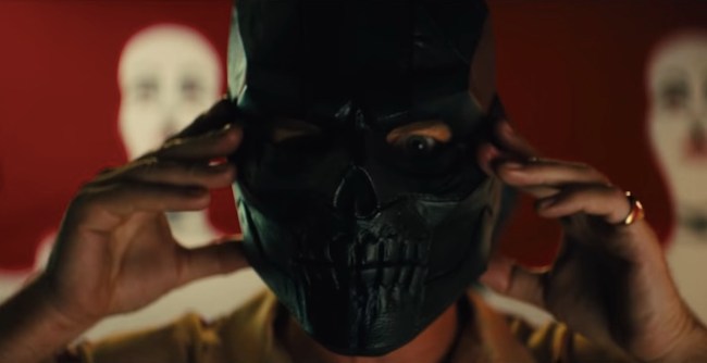 black mask