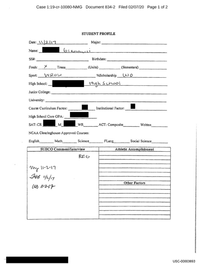 Fake Resume Lori Loughlins Daughter Allegedly Used Get Into USC