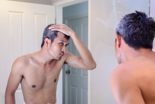 stress causing grey hair