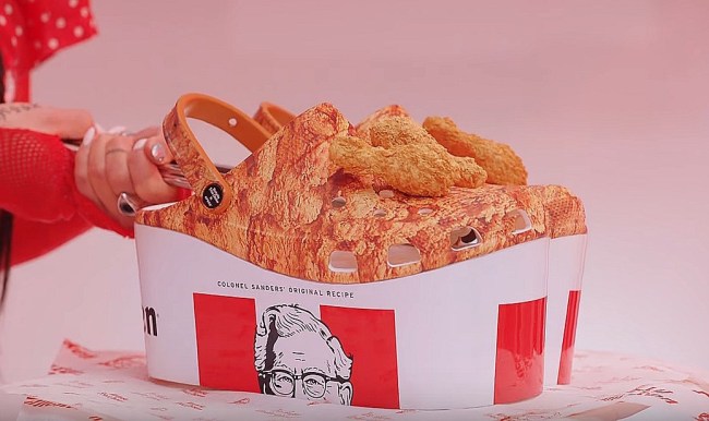 kfc fried chicken crocs