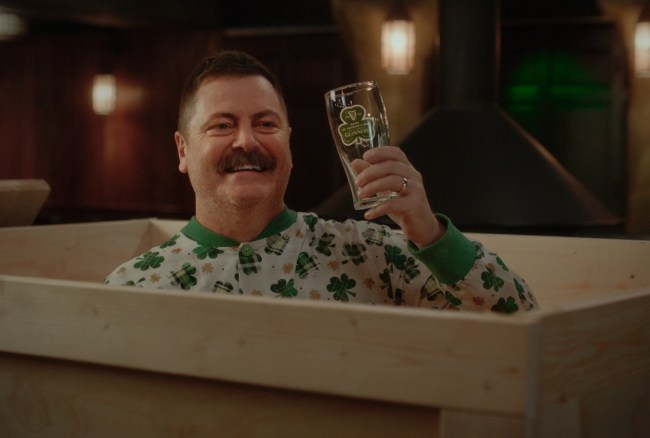Nick Offerman interview Guinness St. Patrick's Day 2020 tips and advice