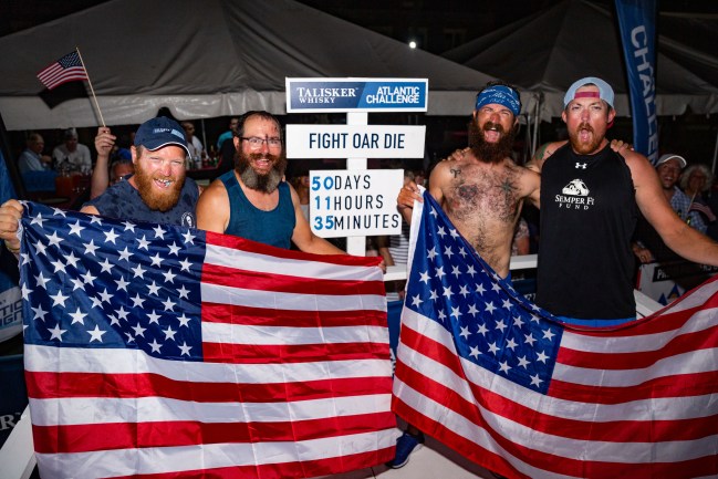 Talisker Whisky Atlantic Challenge military veterans