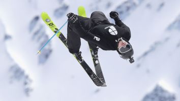 Freestyle Skier Andri Ragettli Shows Off Insane Athleticism During In-House Parkour Video For Charity