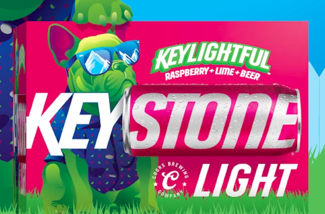 keystone keylightful raspberry lime beer