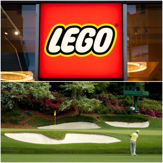 12 at augusta national masters lego replica