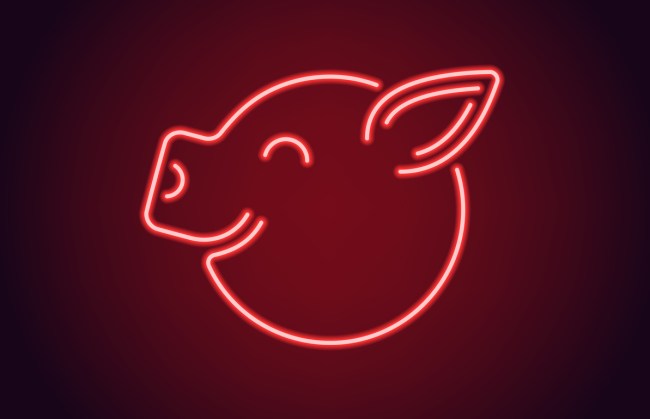 ban smiling animal signs bbq restaurants