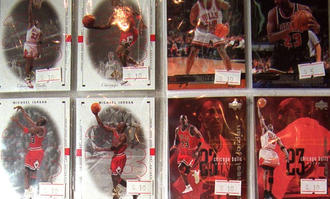 A Michael Jordan Fleer Rookie Sticker Just Sold For Almost 25K