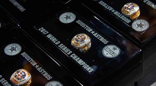 Astros Block World Series Ring Auction Planned To Support Relief Effort