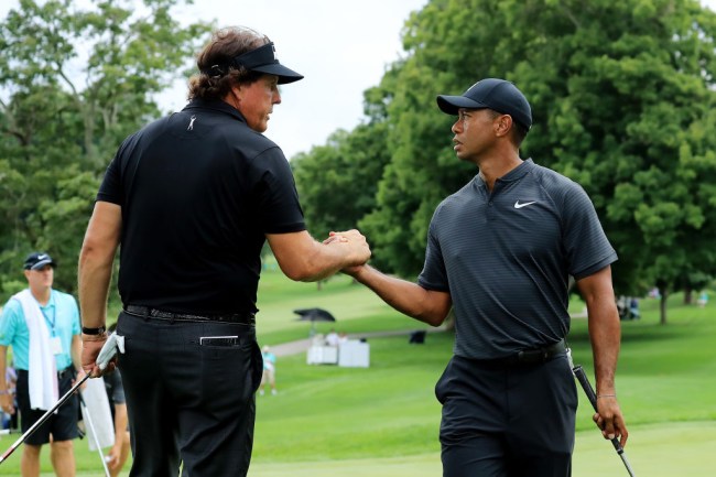 tiger woods phil mickelson match tom brady peyton manning