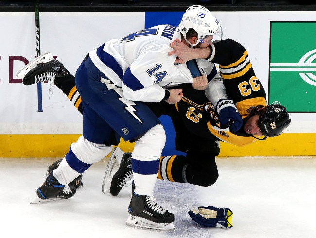NHL hockey Tampa Bay Lightning vs Boston Bruins