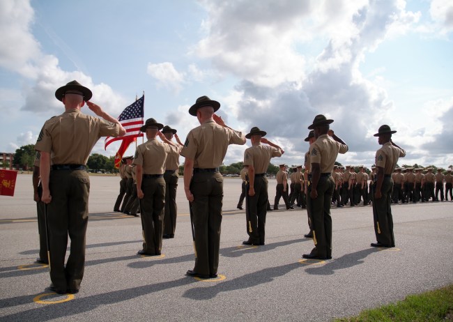 Parris Island marine corps graduation