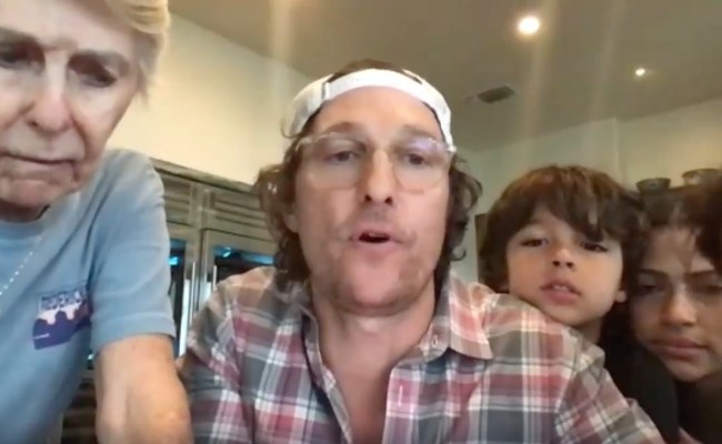 Matthew McConaughey calls bingo