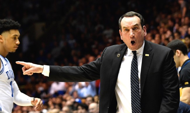 coach k apologizes to student reporter
