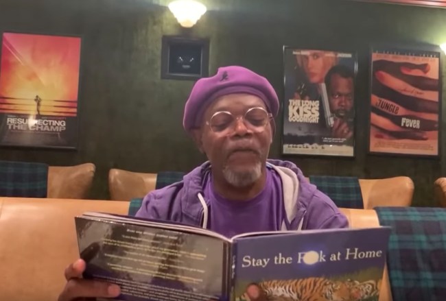 Samuel L. Jackson Stay The Fck Home