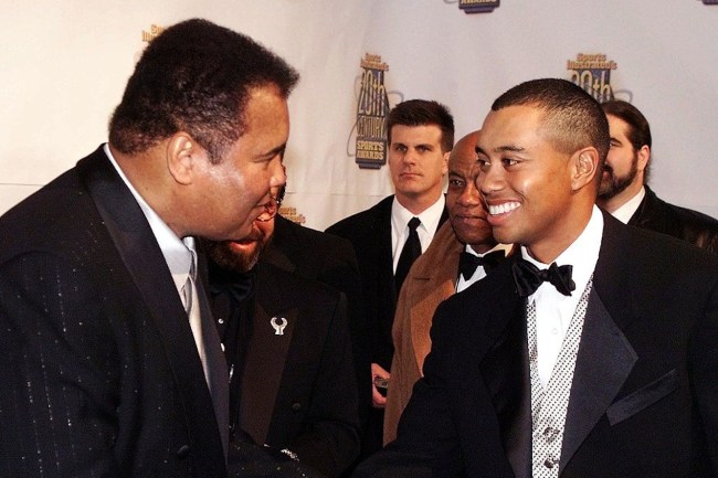 muhammad ali tiger woods love tap ribs