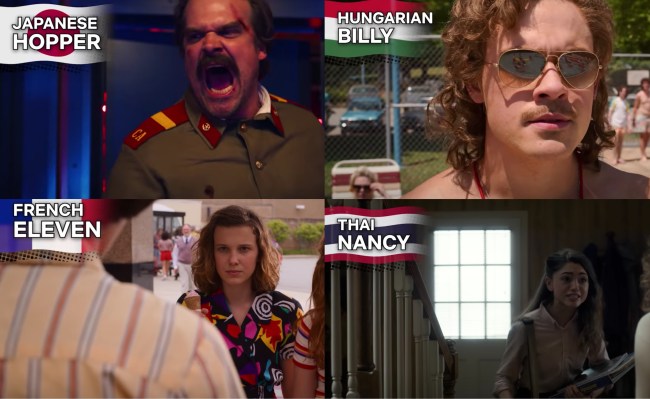 Stranger Things in Other Languages Hopper Speaking Japanese