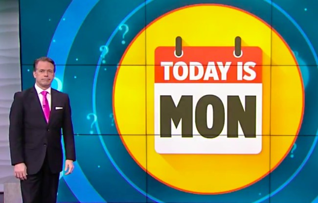 what day is it news segment