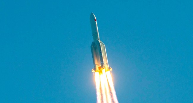 A Massive Chinese Long March 5B Rocket Fell Uncontrolled Back To Earth