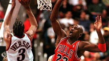 Allen Iverson Describes The Lethal Trash-Talk Michael Jordan Hit Him With To Welcome Him To The NBA
