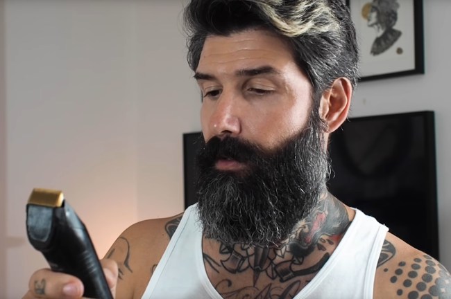 beard model 10 year shave