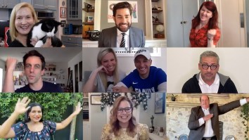 ‘The Office’ Cast Reunites For A Zoom Wedding Officated By John Krasinski, Recreates The Show’s Wedding Dance