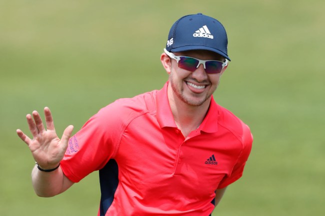 connor syme golf practice at home