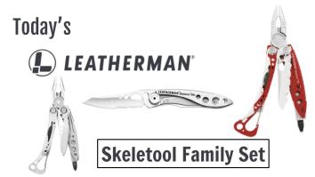 Today’s Leatherman: Skeletool Family Set
