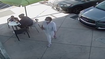 Cops Looking For This Woman Who Purposely Coughs In A Baby’s Face For Not Social Distancing Properly