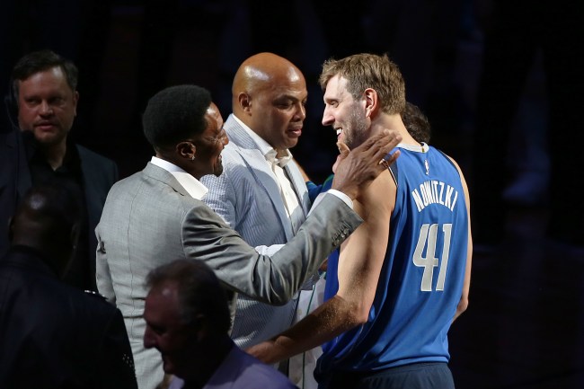 Charles Barkley, Michael Jordan and Scottie Pippen once got their asses kicked by a teenage Dirk Nowitzki