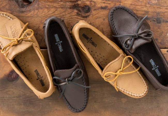 Minnetonak Moosehide Classics Moccasins