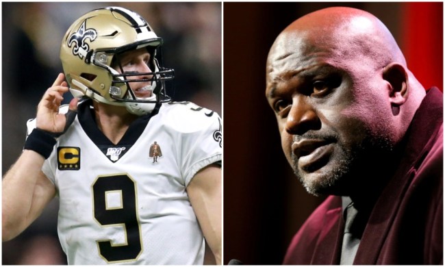 shaq saints stick together drew brees national anthem comments