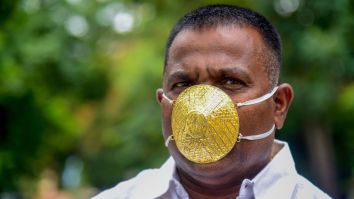Indian Businessman With $4K Pure Gold Face Mask Admits It ‘Probably Isn’t The Best Choice’ To Protect Against Virus