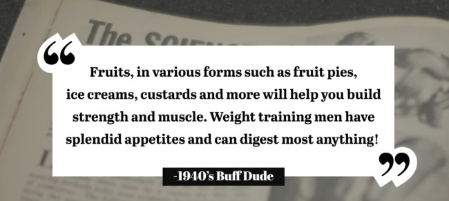 Buff Dudes 1940s Bad Advice