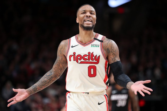 Damian Lillard presidential suite nba cover up