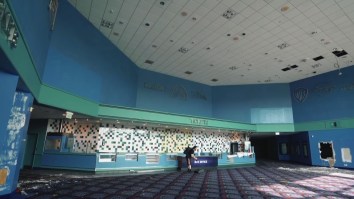 Urban Explorers Uncover Abandoned Movie Theater From The 90s That Will Make You Feel Like A Kid Again