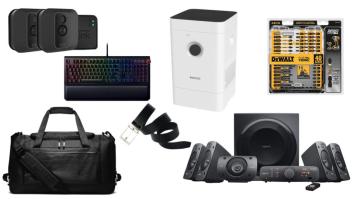 Daily Deals: Air Purifiers, Screwdriver Bit Sets, Speaker Systems, Security Cameras, Nike Sale And More!